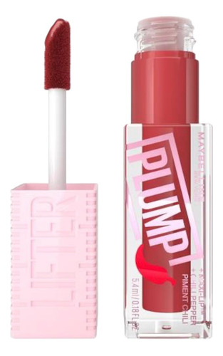 Lifter Gloss Plump, Lip Plumping Gloss Make, Maybelline Acabado Brillante Color 006 Hot Chili