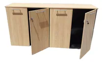 Comprar Mueble Credenza 4 Puertas De Archivación Para Oficinas