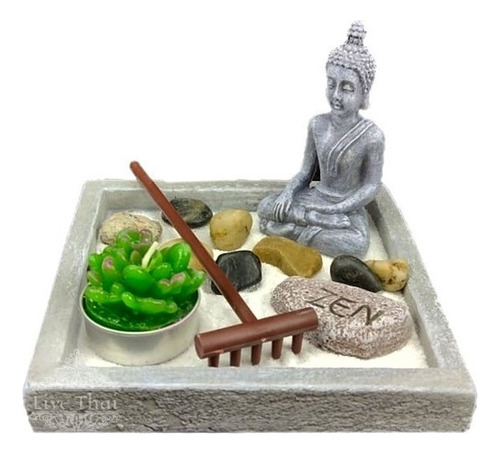 Jardin Zen Buda Cemento Feng Shui Armonia Zen Deco Zn