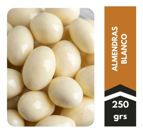 Almendras Chocolate Blanco 250 Grs. Frutos Secos