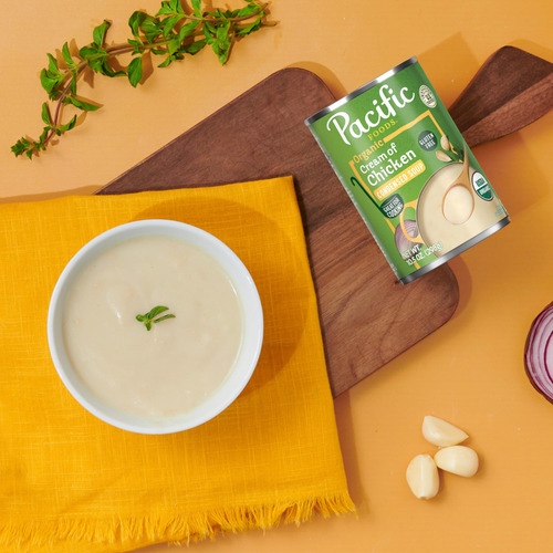 Crema Orgánica De Sopa Condensada De Pollo 298 G Paquete 12