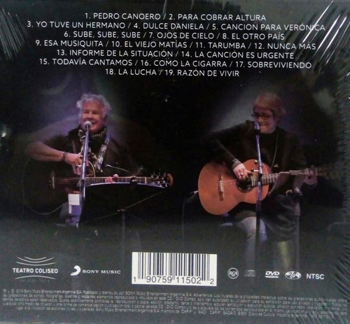 Teresa Parodi Victor Heredia Tu Voz Y Mi Voz Cd+dvd