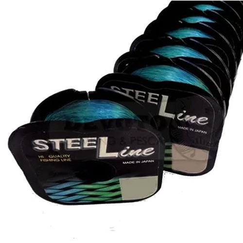 Nylon Steel Line 0.26 Mm Color Flex Azul Japones X 100 Mts