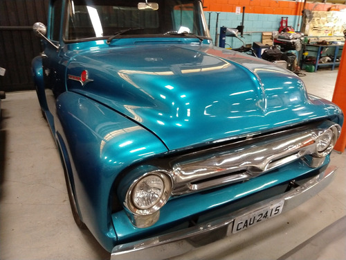 Imagem 11 de 14 de Ford - F 100 - 1959 - Azul Metalica
