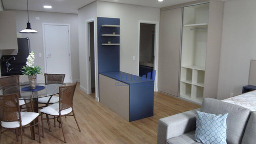 Imagem 2 de 30 de Línea - Flat Mobiliado, 47m², Centro, Jundiaí, Cod Fl0027 - Fl0027