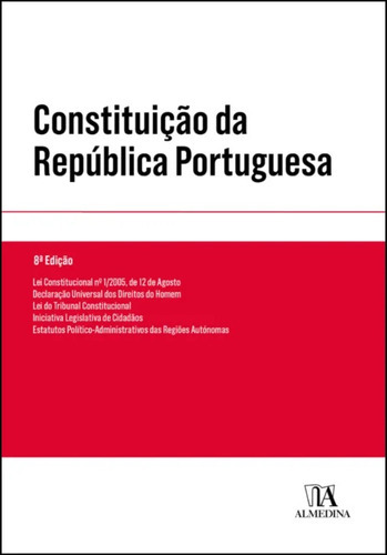 Livro Constituição Da República Portuguesa, De Almedina  (instituição). Editora Almedina, Capa Mole Em Português, 2022