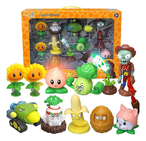 Plants Vs Zombies Juguete Infantil De Plástico Blando Ab