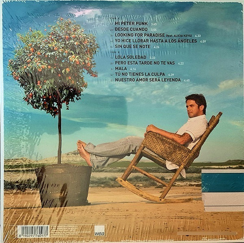 Vinilo Alejandro Sanz Paraíso Express Nuevo Y Sellado