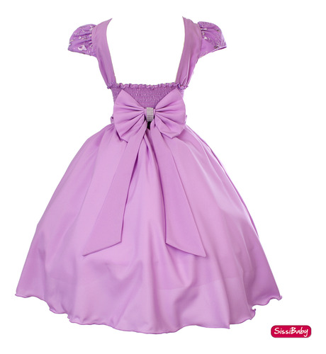 Vestido Lilás Festa Infantil Formatura Casamento Princesa