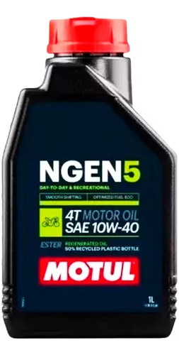 Óleo Motul Ngen 10w40 Moto 4t - Kit 4 Litros - Sintético