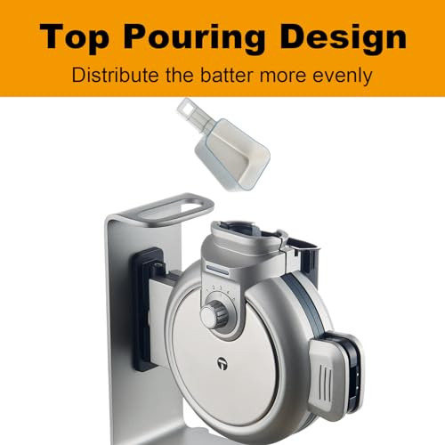 Máquina Para Hacer Waffles, Waffle Maker Vertical Belga Con