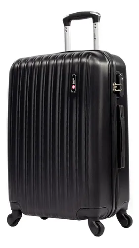 Mala de viagem 23kg média Londres Swiss Move Preto