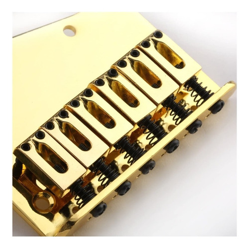 Imagem 3 de 6 de Ponte Standard Para Guitarra Telecaster - Dourada