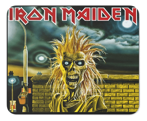 Rnm-0433 Mousepad Iron Maiden Disco Debut (21x17 Cms)