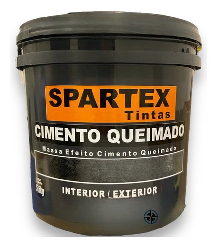 Efeito Cimento Queimado Revestimento De Parede 5.6kg Spartex Cor Terracota