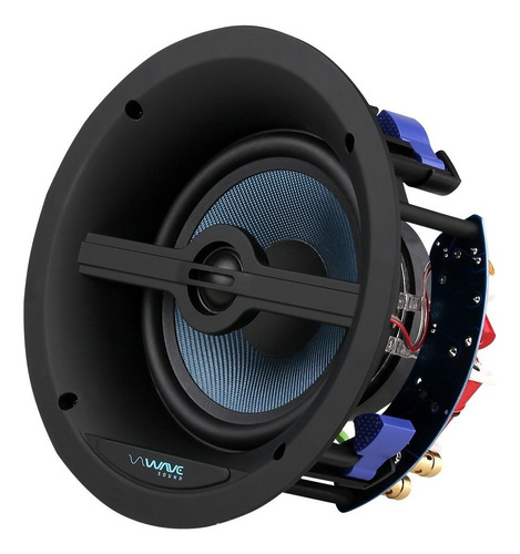 Wave Sound Wsr150 Tela Slim 150watts Caixa De Som De Embutir Cor Tela Branca Quadrada