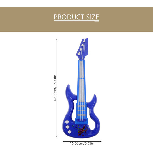2025 Accesorios: Guitarra For Niños, Juguete Clásico For