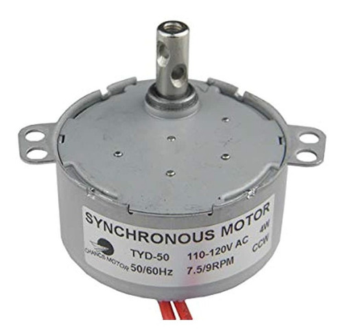 Motor Síncrono Tyd50 110v Ac 810rpm Ccw Rotación Fija 4w Pa