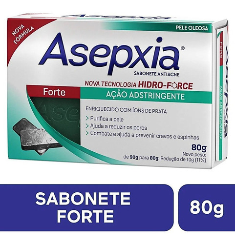 Imagem 2 de 4 de Sabonete Em Barra Asepxia Forte 80g