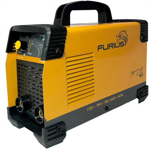Soldadora inverter Furius Fix 161 color amarillo 127V