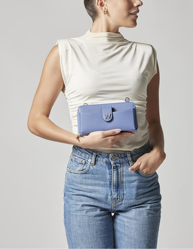 Cartera Para Mujer Westies Azul Hbkhara2we