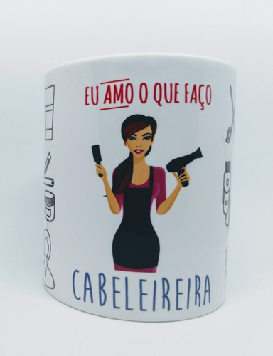 Caneca Personalizada Profissão Cabeleireira