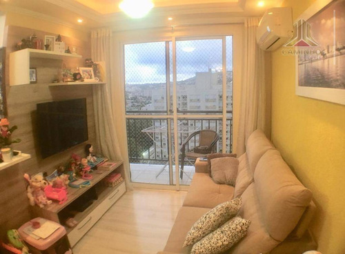 Imagem 2 de 12 de Apartamento De Último Andar, Três Dormitórios Com Suíte E Duas Vagas - Ap3891