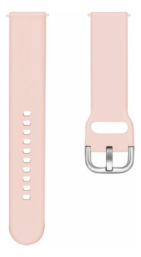Correa Silicona Flat Para Smartwatch Foxbox P45 Bw0472 Rosa Claro 2.2 Cm