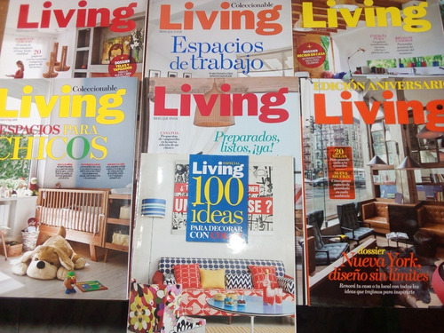 Revistas Living. Lote X 7