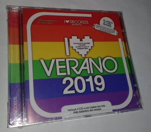 I Love Verano 2019 Cd Doble Sellado / Kktus