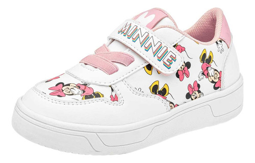 Tenis Casual Niña Ltp 33237 Blanco Minnie Mouse 16-21 D4