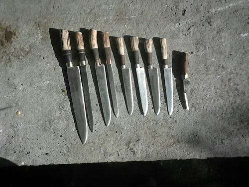 Imagen 1 de 10 de Excelente Juego De Cuchillo Y Chaira Criollo