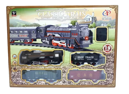 Trem Clássico Com Trilho Havan Toys - HBR0245