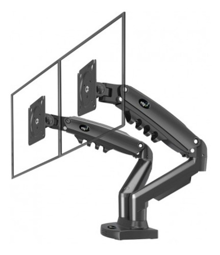 Imagem 4 de 4 de Suporte ELG F160N de mesa para TV/Monitor de 17" até 35" preto