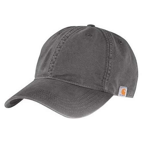 Carhartt - Gorra De Lona De Algodón Para Hombre, Grava, Tal