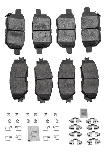 Juego De Balatas Toyota Corolla 2009-2013 Omniparts