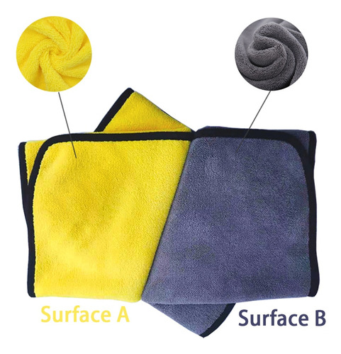 2 Toallas De Secado Rápido, Absorbentes Para Baño/cocina Par