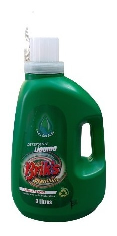 Detergente Briks Premium Verde Concentrado 3 Lt