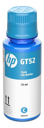 Botella Tinta Hp Smart Tank Gt52 70ml Cian