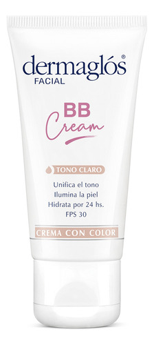 Dermaglos Facial Crema Bb Cream Tono Claro Fps 30 50g