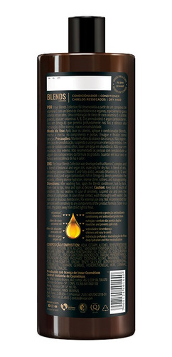 Imagem 6 de 6 de Kit 02 Inoar Shampoo + Condicionador Coleção Blends Litro