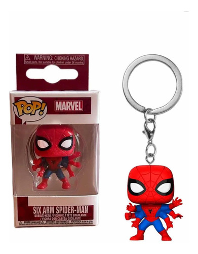 Llavero Pop Pocket Spider Man Six Arm Funko