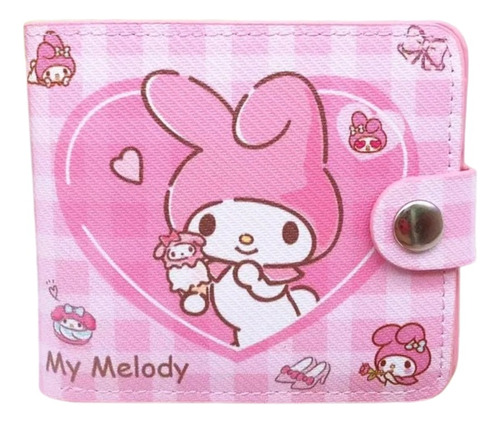 Monedero Cartera De Mujer De Sanrio Cinnamoroll De Cuadros