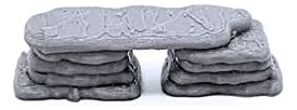 Endertoys Hill Giant Bone Fire Pit, Cenário De Rpg De Mesa