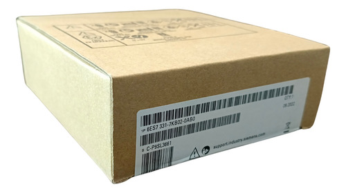 6es7331-7kb02-0ab0 Siemens Simatic S7-300 Modulo 2 Ent. Anal