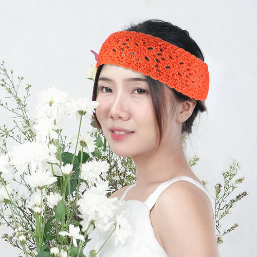Bandanas De Ganchillo Para Niñas, Diademas Florales Para Muj