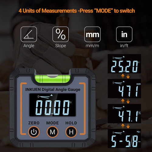 Medidor Electrónico Digital De Nivel Y Ángulo Marca Xyz Mode