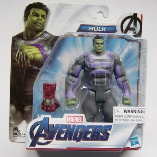 Figura Marvel Avengers Endgame Hulk Guantelete Del Infinito 