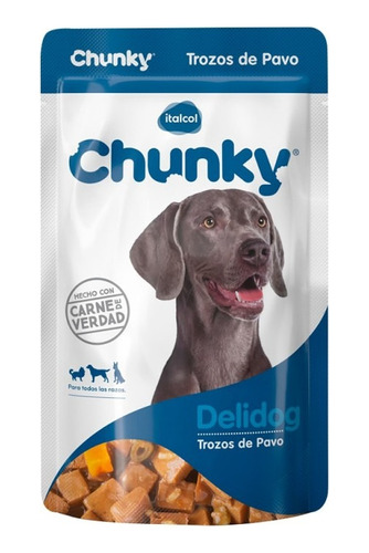 Chunky Delidog Trozos De Pavo X 250 Gr 