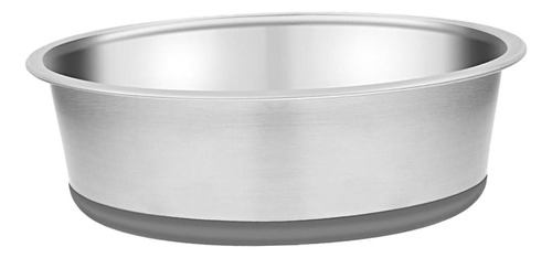 2 Cuenco De Acero Inoxidable Para Perros Con Base De 14cm